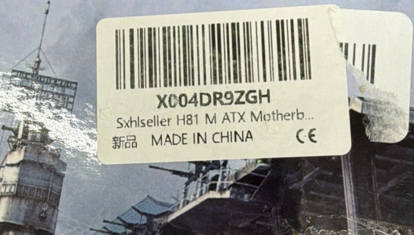Sxhseller H81 M ATX Motherboard XC04DR9ZGH Made in China