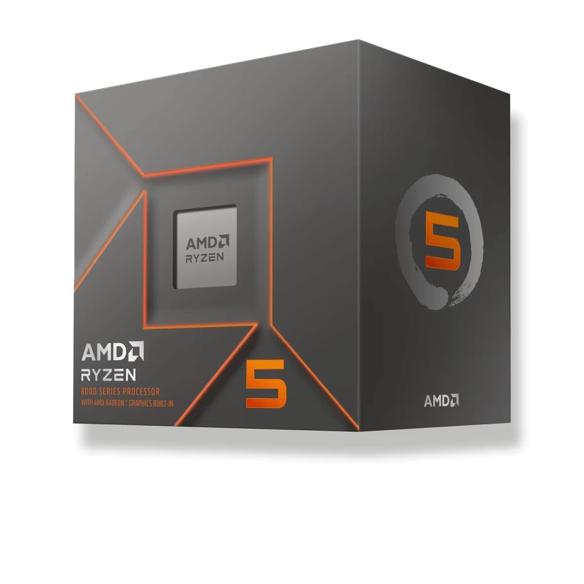 AMD Ryzen 5 8500G 6-Core, 12-Thread Desktop Processor Gray