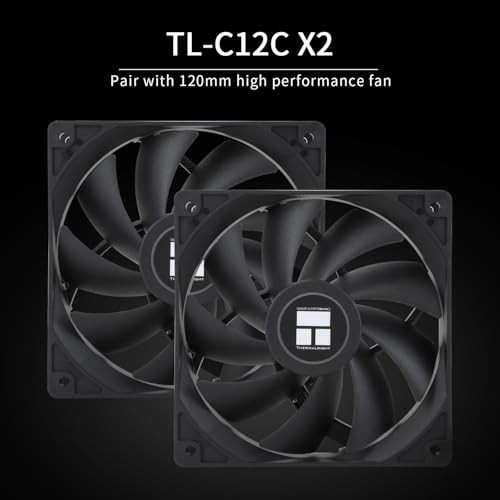 Peerless Assassin 120 SE Black CPU Cooler, 6 Heat Pipes PC PA120SE BLACK