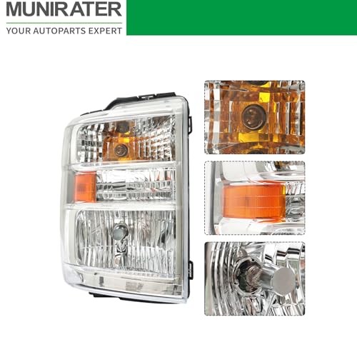 Headlight Assembly Replacement for 2008-2014 E150 E250 E350 E450 Superduty