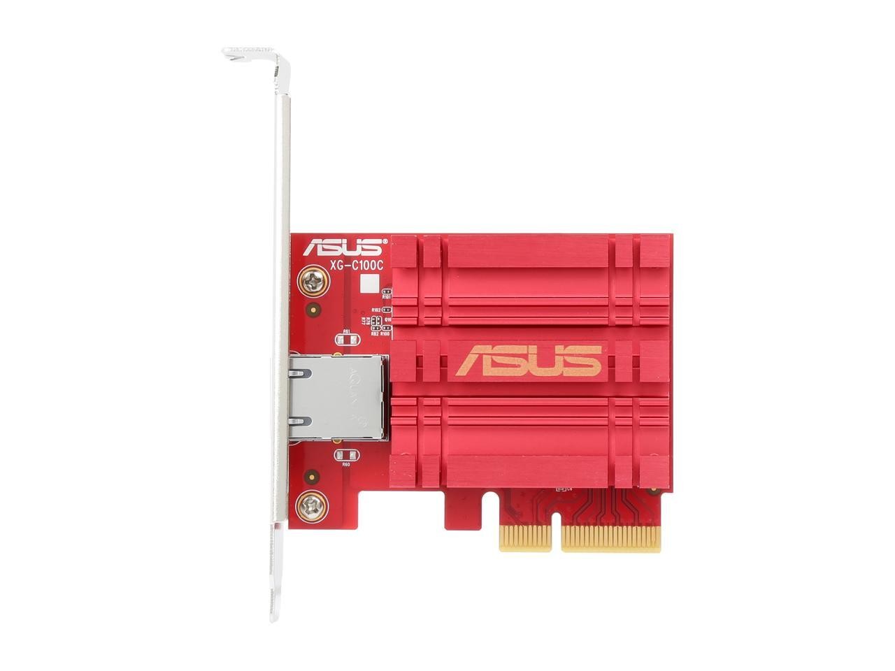 ASUS XG-C100C 10GBase-T PCIe Network Adapter with Backward Compatibility of