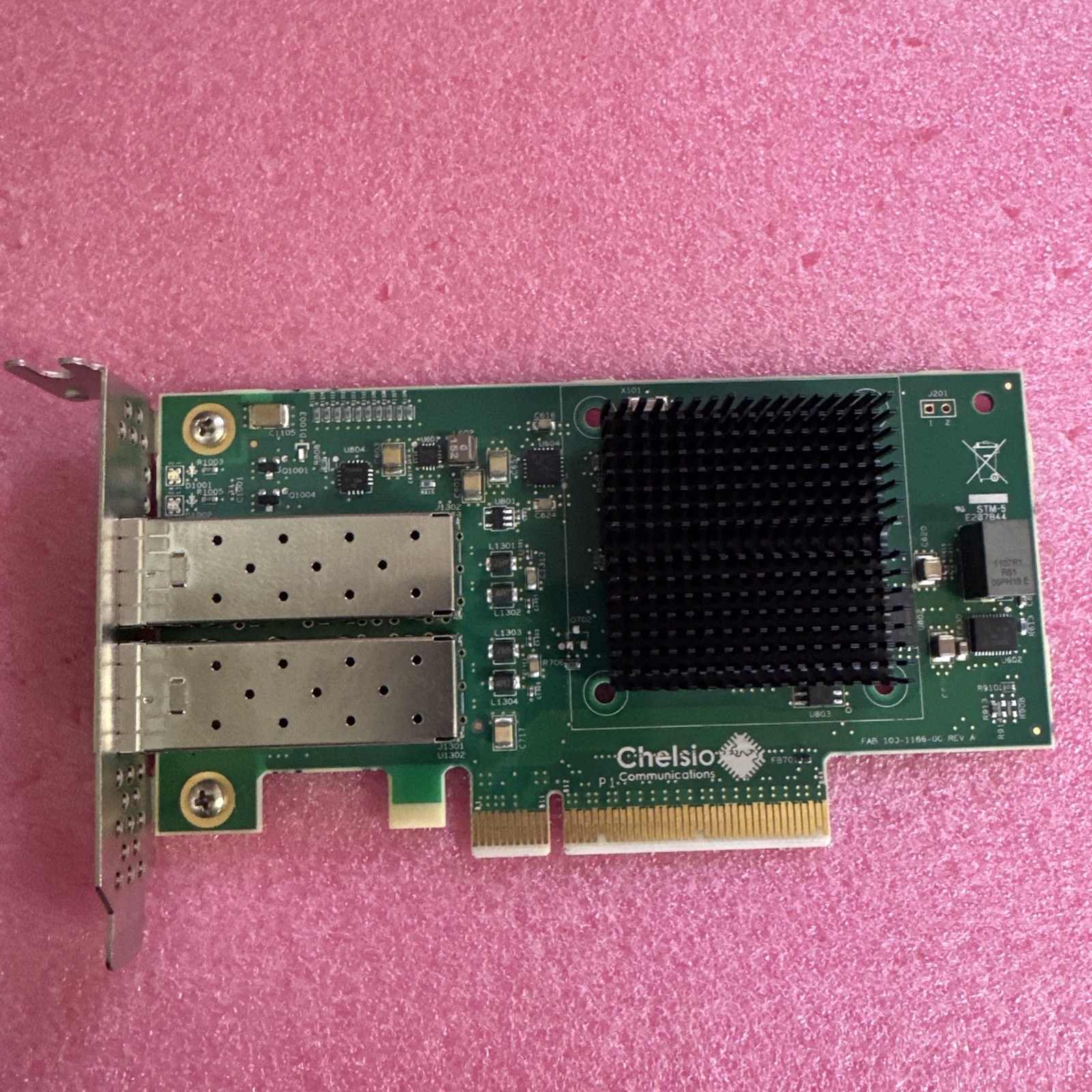 Chelsio T520-SO-CR 2-Port 10GbE SFP+ PCIe 3.0 x8 Network Adapter SFF 110-1188-50