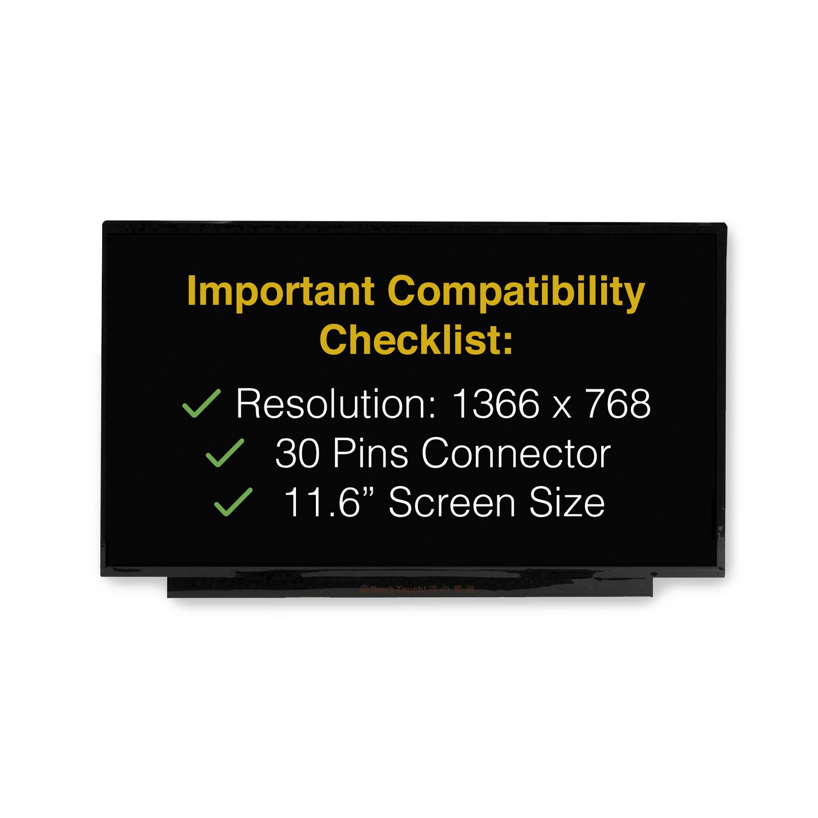 Screen Replacement for Dell Chromebook 11 11.6″ LCD for CB1C13 P22T 3120 P26T