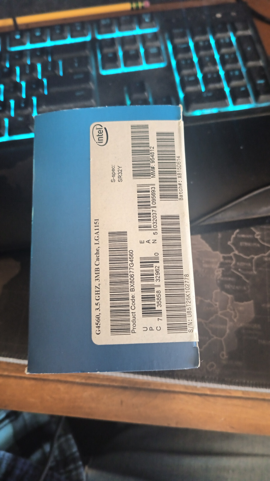 INTEL PENTIUM GOLD DESKTOP PROCESSOR G4560 LGA1151
