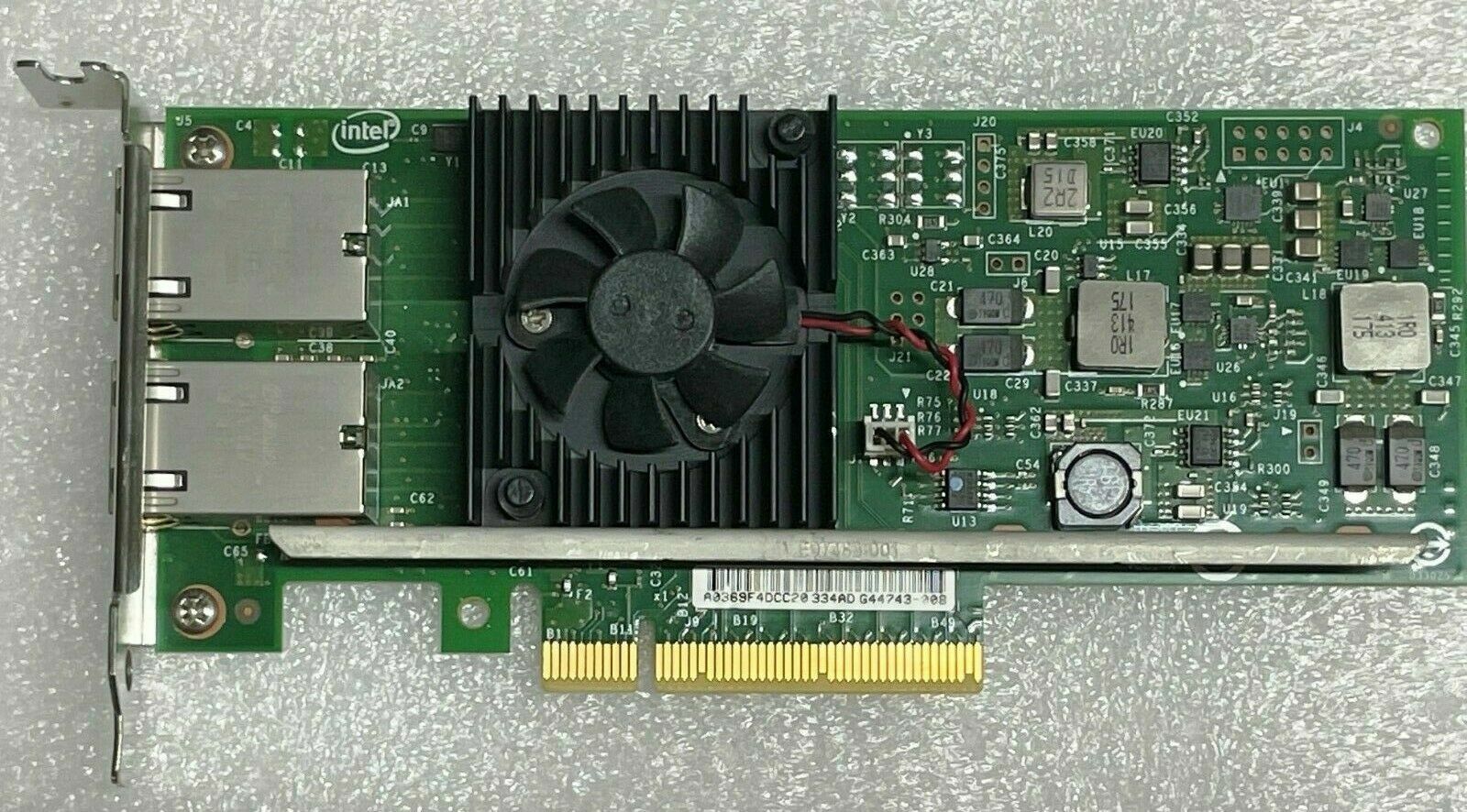 Intel Dell X540-T2 Converged 10G DP Ethernet Adapter 3DFV8 03DFV8 Low Profile