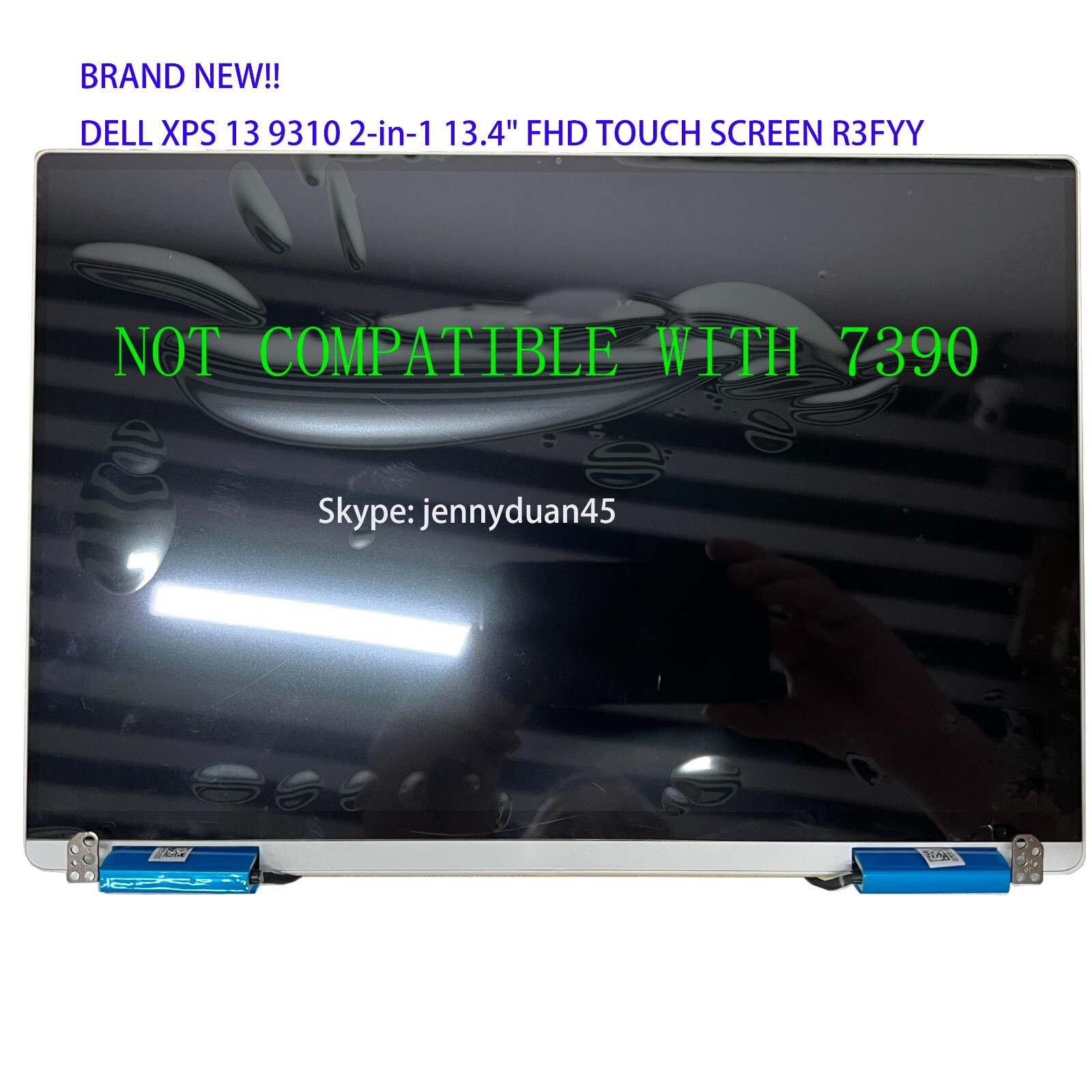 0R3FYY DELL XPS 13 9310 2-IN-1 13.4IN FHD LCD DISPLAY TOUCH SCREEN COMPLETE