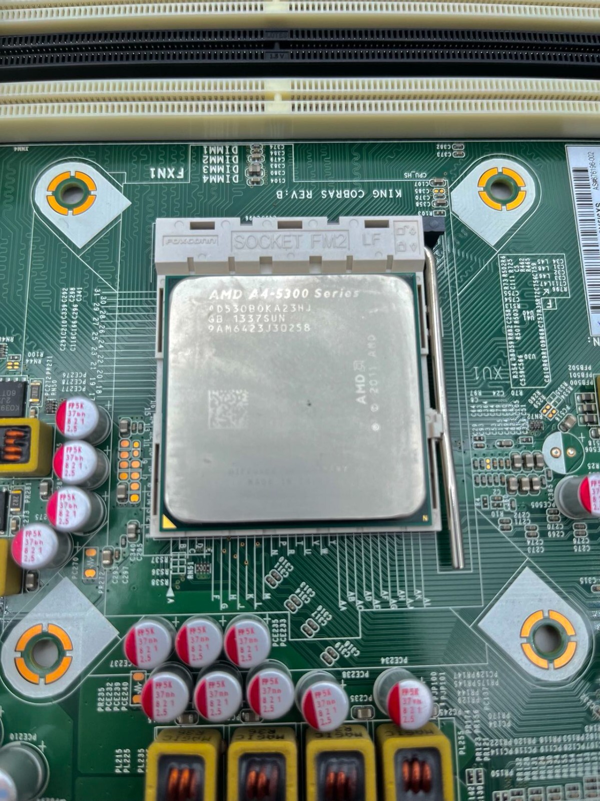HP Compaq Pro 6305 SFF Desktop Computer Motherboard 676196-002 703596-001
