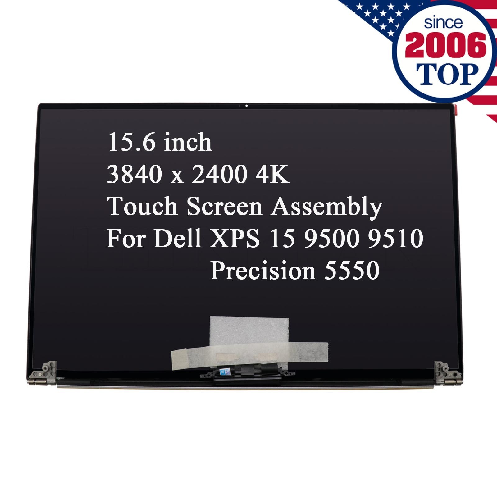 New 15.6″ for Dell XPS 15 9500 9510 4K+ UHD+Touch Screen Complete Assembly