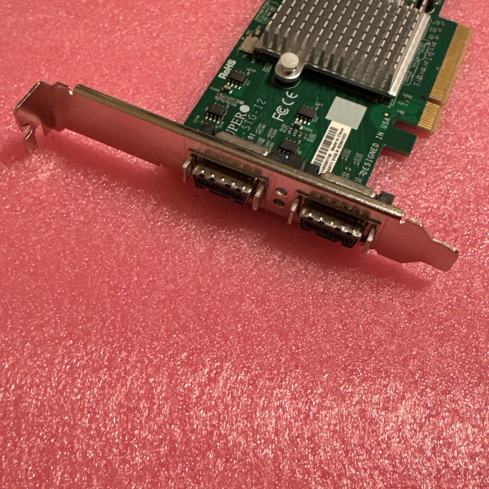 SUPERMICRO AOC-STG-I2 2-Port 10 Gigabit CX4 PCI-E x8 Ethernet Card
