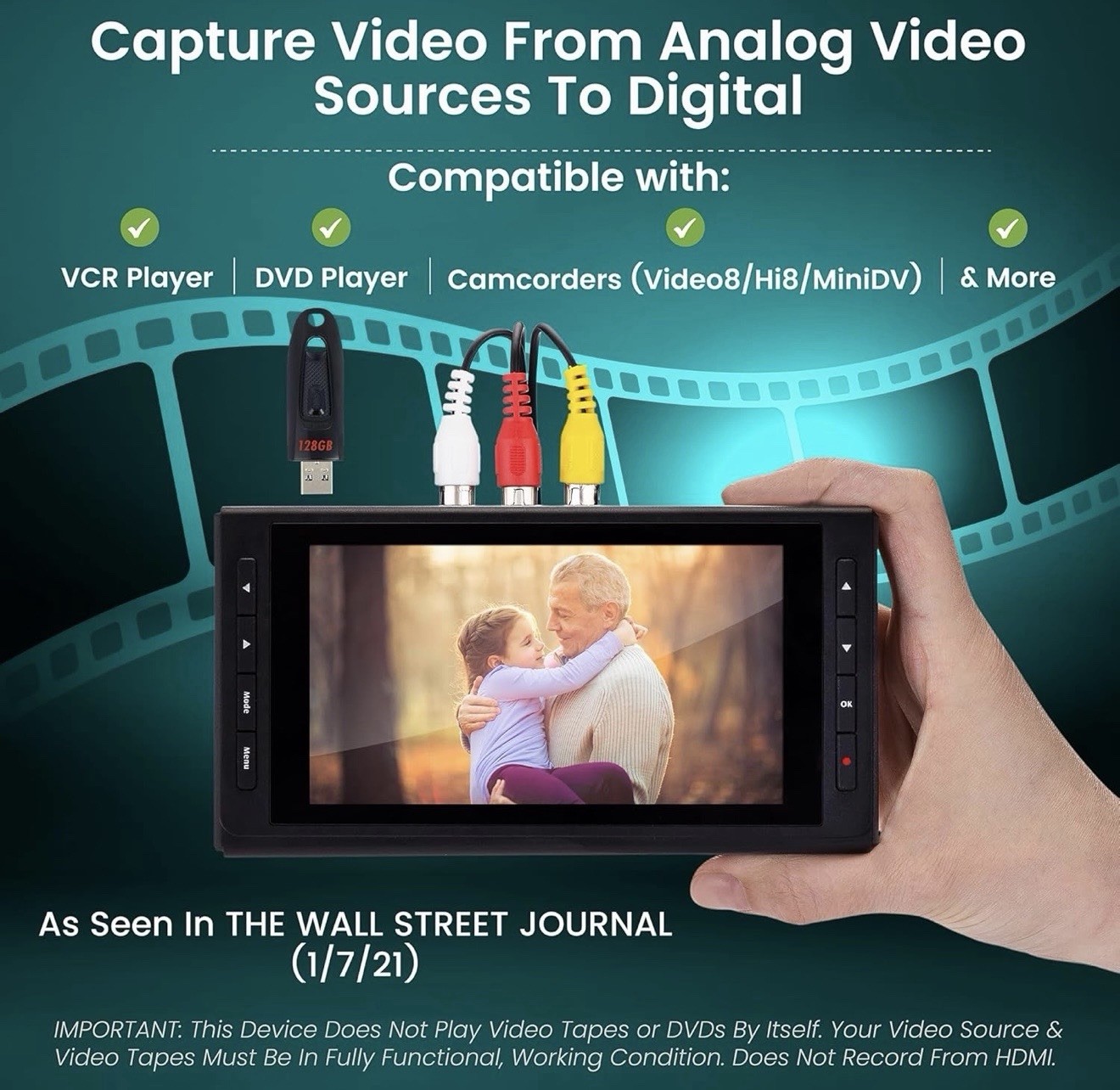ClearClick Video to Digital Converter 3.0 Third Generation USB Capture Device