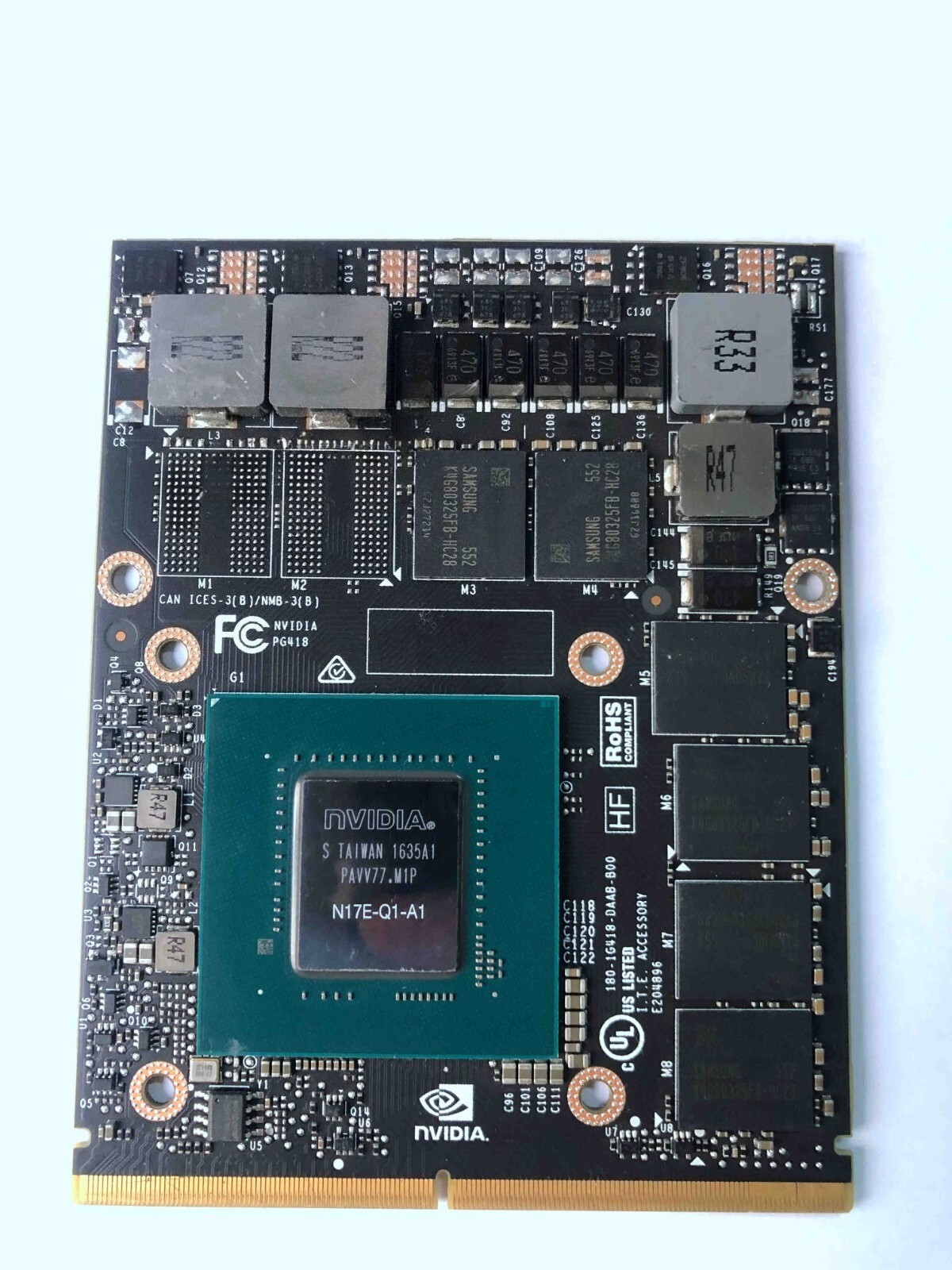 DELL New HP NVIDIA Quadro P3000 P4000 P5000 16GB GDDR5 MXM Video Graphics Card