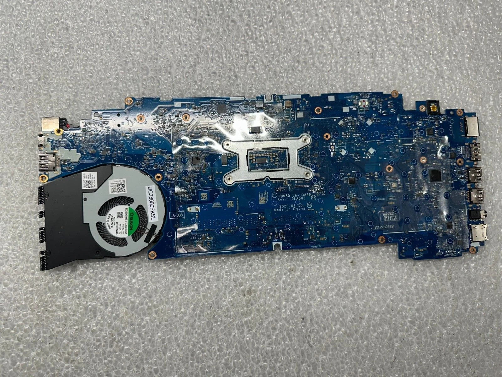 GENUINE DELL LATITUDE 5510 MOTHERBOARD i7-10610U 1.7GHZ JD0KX 0JD0KX TESTED