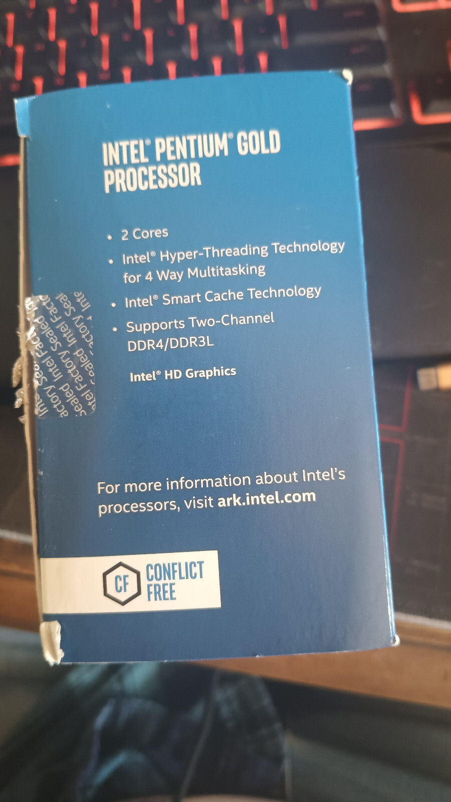 INTEL PENTIUM GOLD DESKTOP PROCESSOR G4560 LGA1151