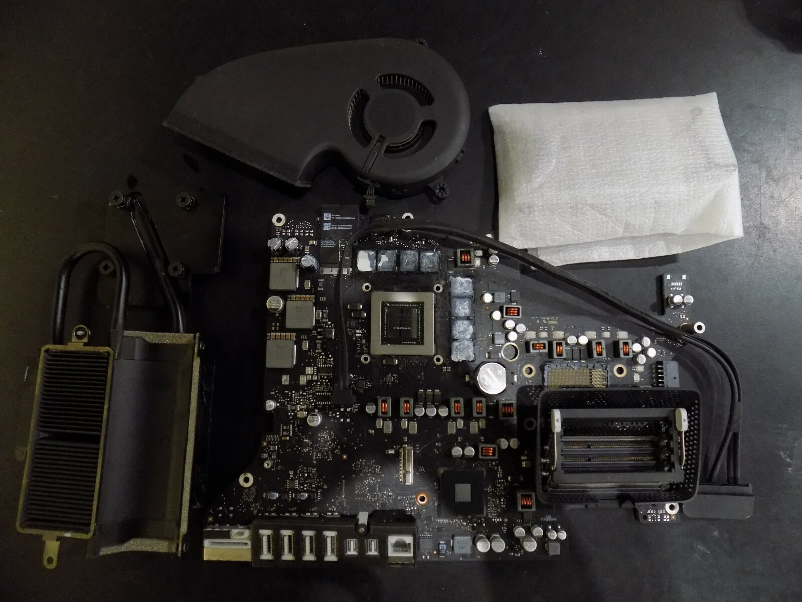 FOR PARTS iMac 27″ A1419 2012 Logic Board 661-7159 NO RAM OR CPU GTX675MX 1GB