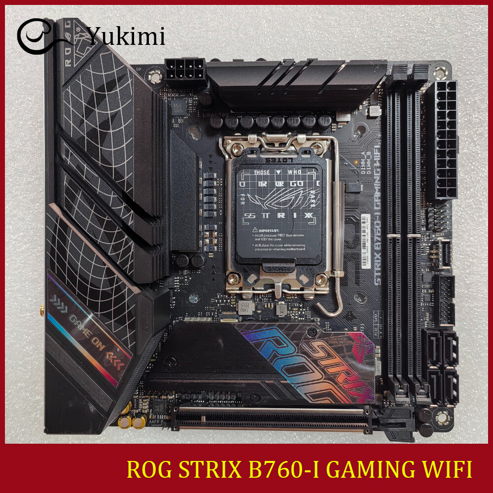 FOR ASUS ROG STRIX B760-I GAMING WIFI LGA 1700 64GB Mini-ITX Motherboard Test OK