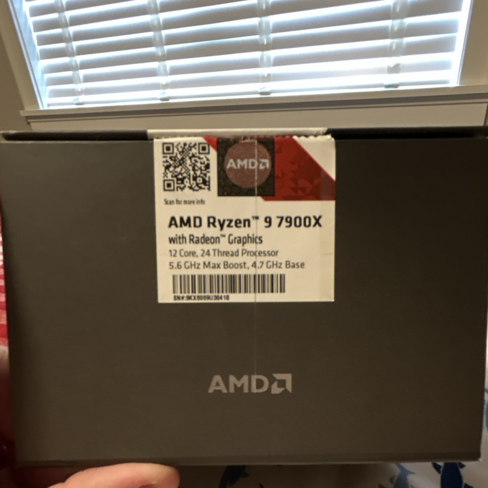 AMD Ryzen 9 7900X 12-Core Processor 4.7 GHz LGA 1718 Socket AM5
