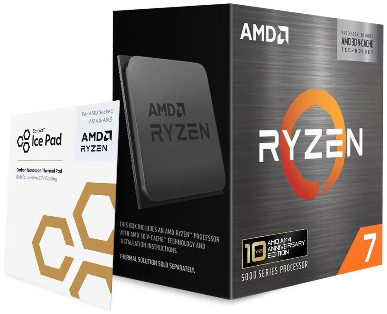 New AMD Ryzen 7 5800X3D 10th Anniversary (USA) Edition – 100-100000651POF