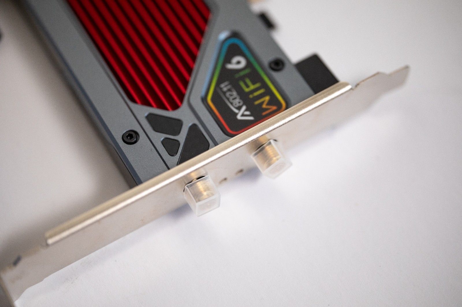 QFly PCIe WiFi 6E Card, AX210 Network Card Adapter for PC Gaming, Bluetooth 5.3