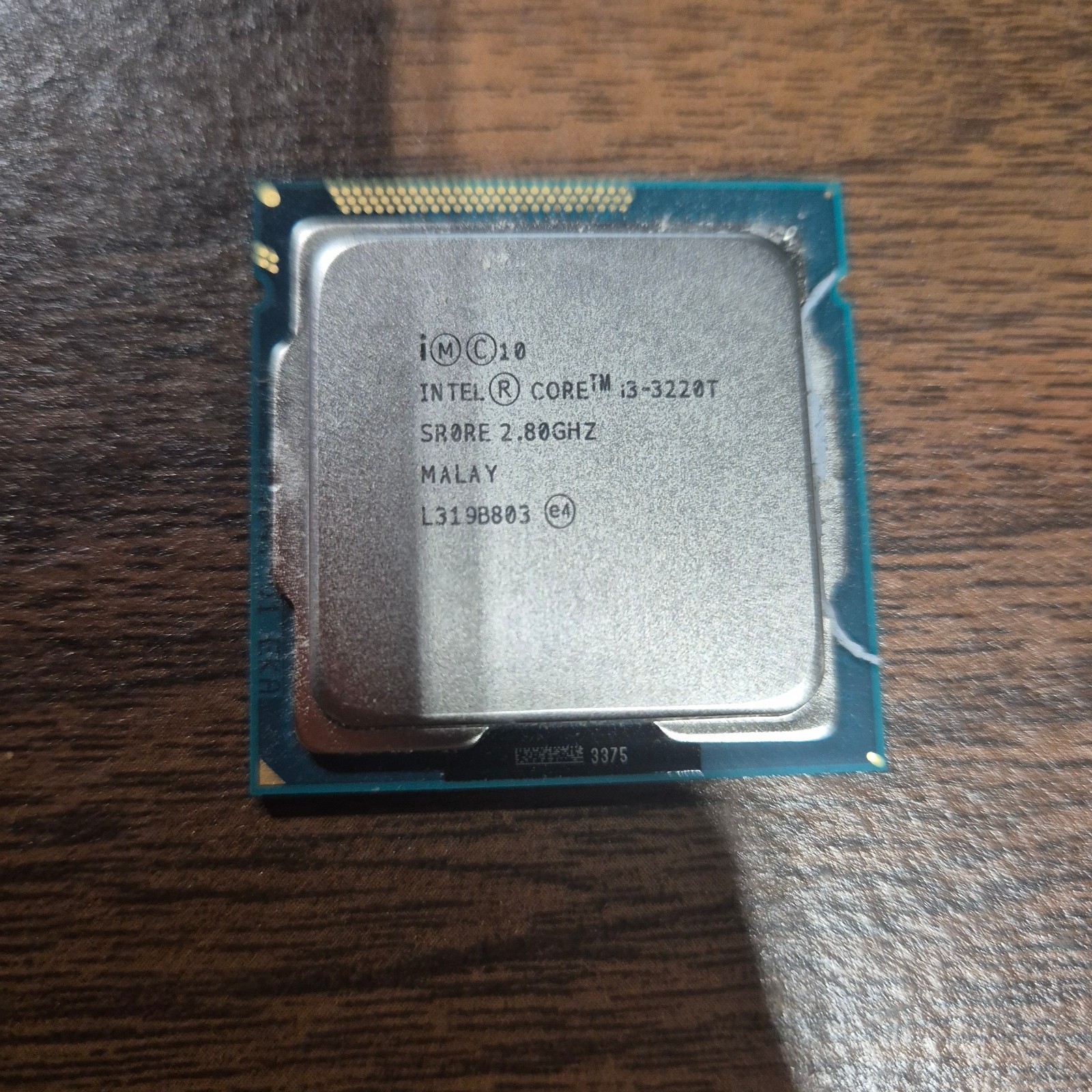 Intel Core i3 3220T 2.8GHz Dual-Core (BX80637I33220T) Processor