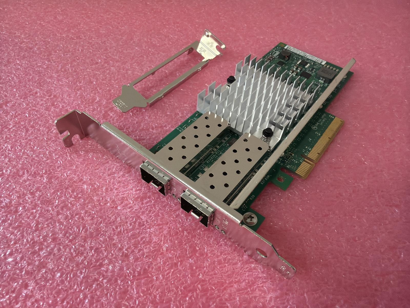INTEL X520-SR2 DUAL-PORT NETWORK ADAPTER, BOTH BRACKETS