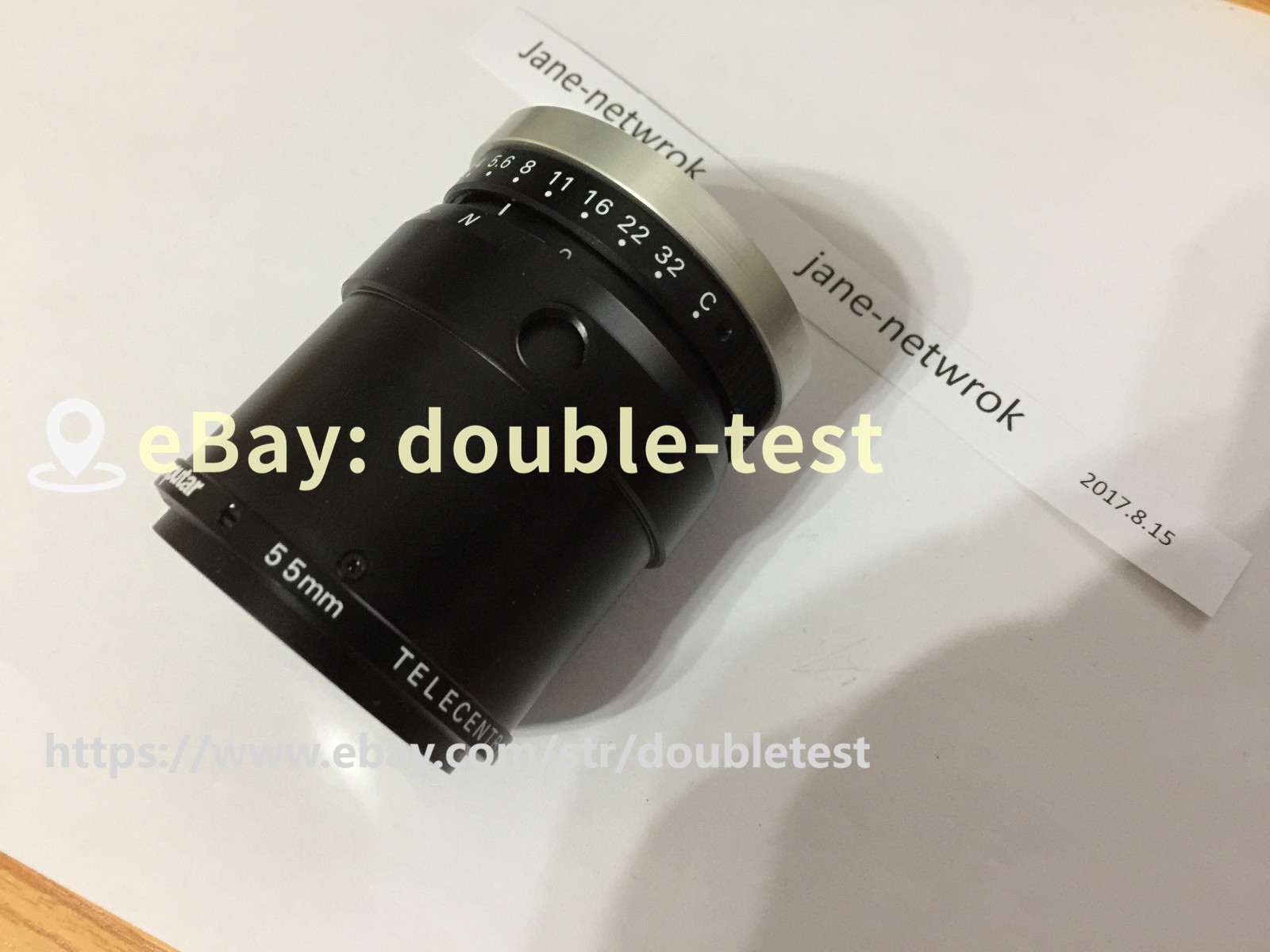 100% test computar 55MM TELECENTRIC (by UPS or Fedex 30days Warranty)