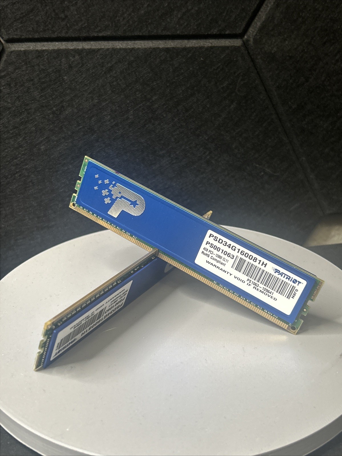 X3 12gb Total Patriot 4gb DDR3 1600MHz Desktop RAM PSD38G160081h PC3-12800 Cl11