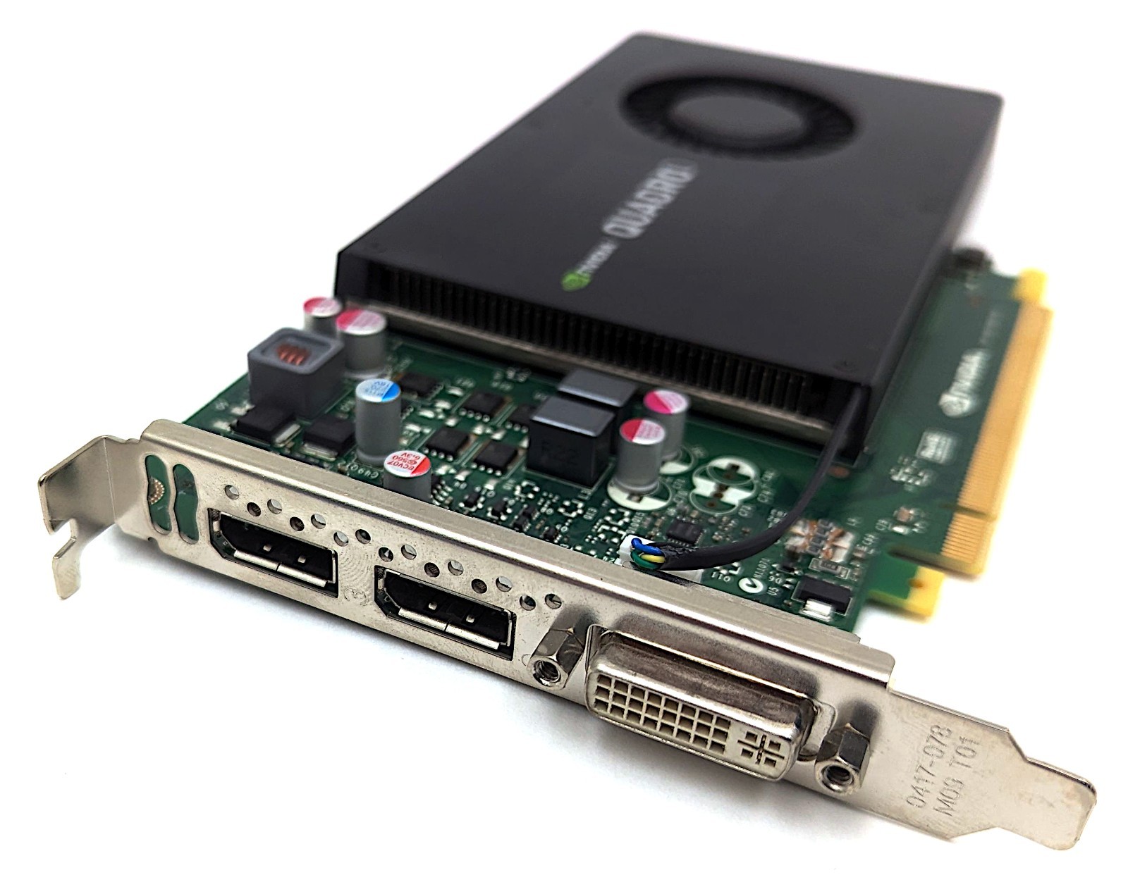 PNY NVIDIA Quadro K2200 4GB GDDR5 2x DP DVI PCIe Video Graphics Card VCQK2200-T