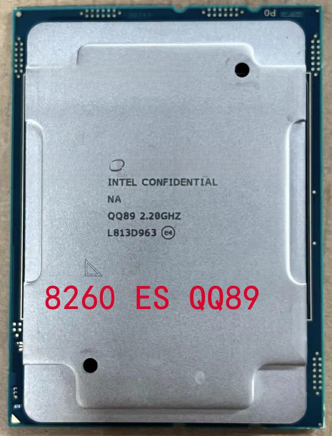 Intel Xeon Platinum 8260 ES LGA3647 24C 48T 2.20GHz 35.75MB CPU processor QQ89