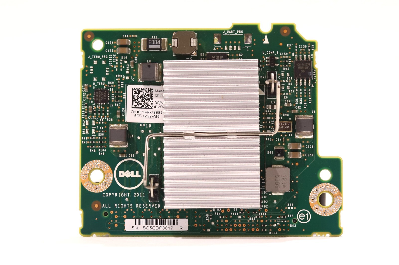 Dell Broadcom 57810S-K 2-Port 10GB PCIe x8 Network Daughter Card Dell P/N:0JVFVR