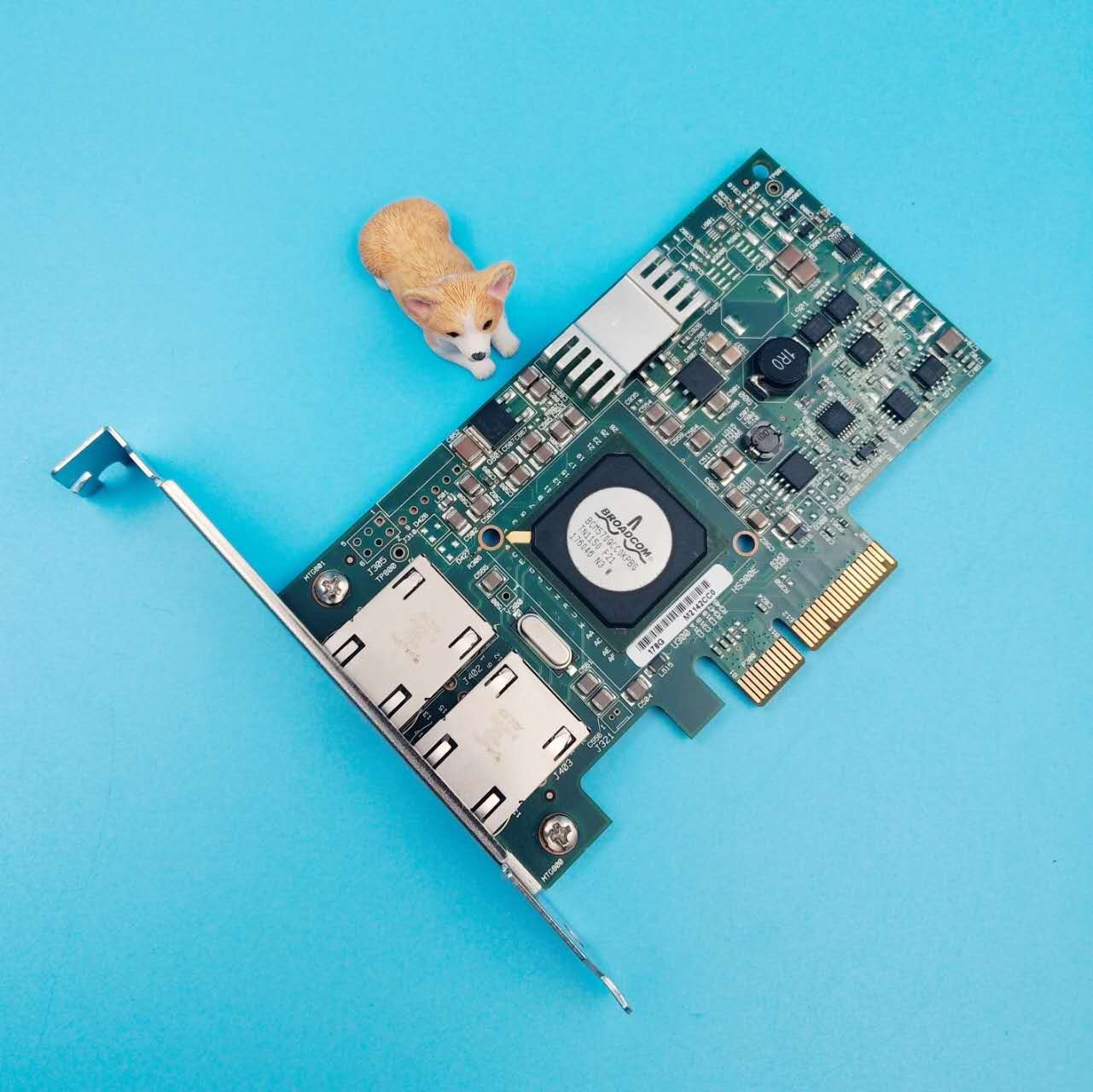 G218C DELL BROADCOM 5709 DUAL PORT 1GB GIGABIT ETHERNET NETWORK ADAPTER CARD