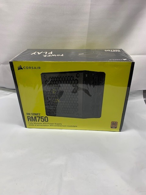 Corsair RM750 750W 80 PLUS Gold Fully Modular ATX Power Supply Unit*Box Damage