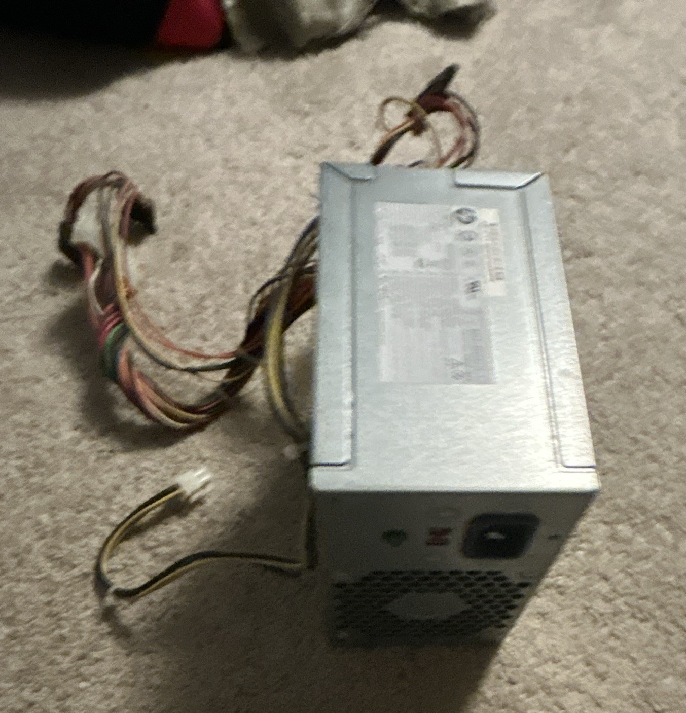 HP 240W ATX Power Supply PSU 24-Pin SATA 4-Pin Peripheral Silver 681999-001