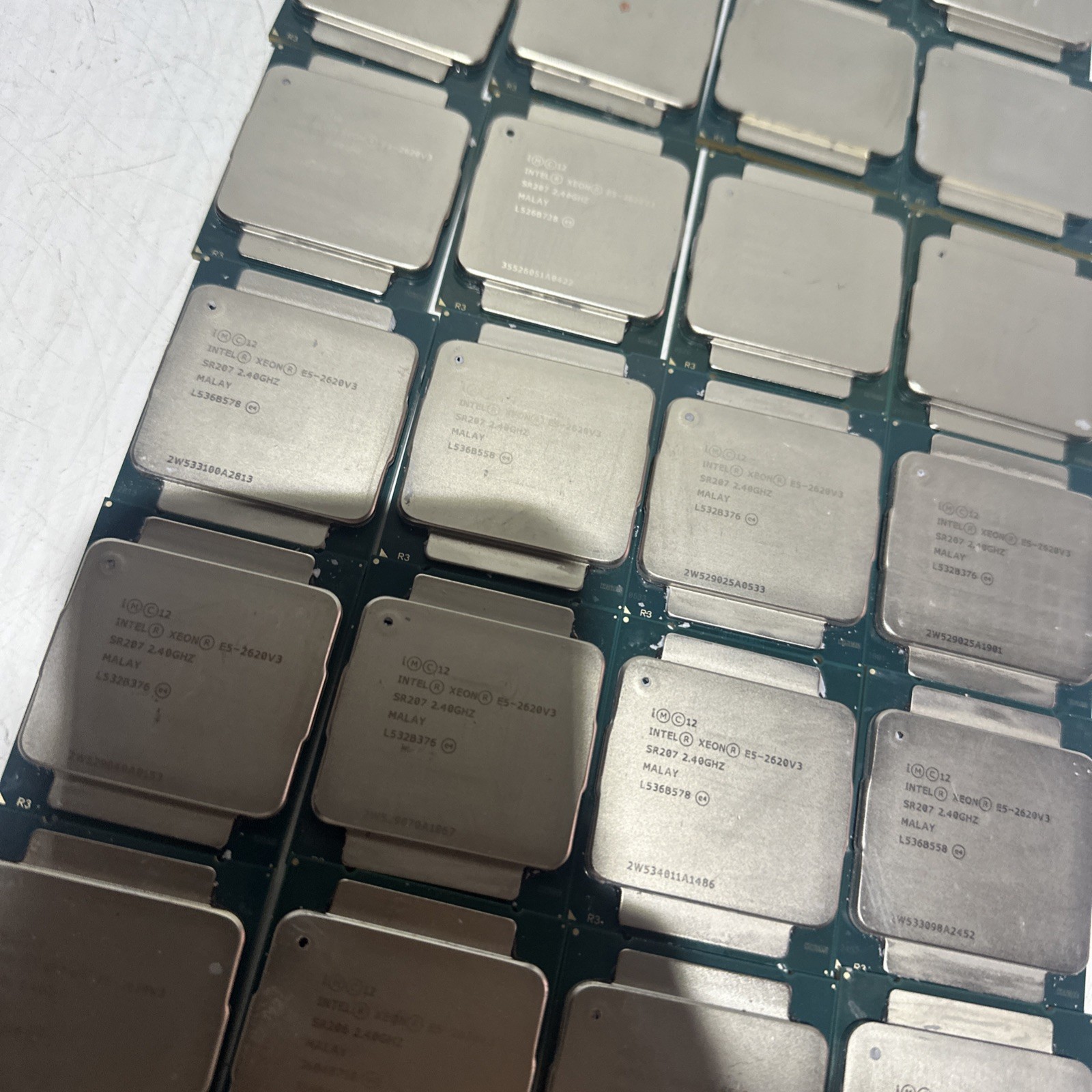 Intel Xeon E5 V3 Series Lot of 34 Processors E5-1603-E2650 V3 Free Shipping