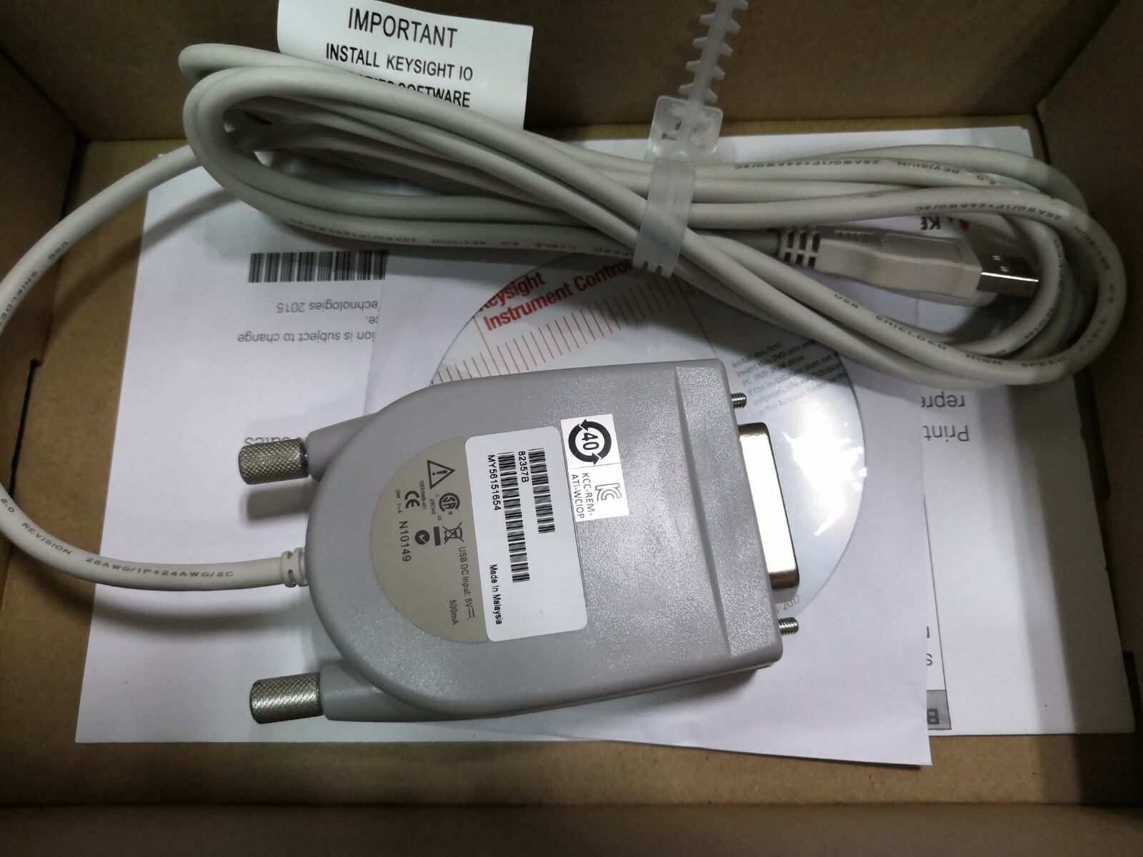 New 1X Agilent USB-GPIB 82357B Interface High-Speed USB 2.0