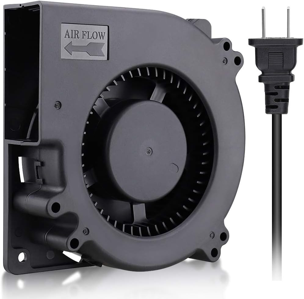 Wathai EC 120Mm X 32Mm 120V Blower Fan Duall Ball High Airflow Centrifugal Blowe