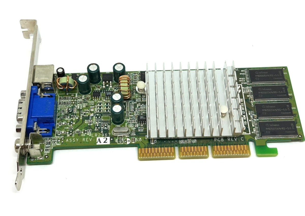 Leadtek A340 FX5200 128MB 64bit VGA Card – AGP Slot