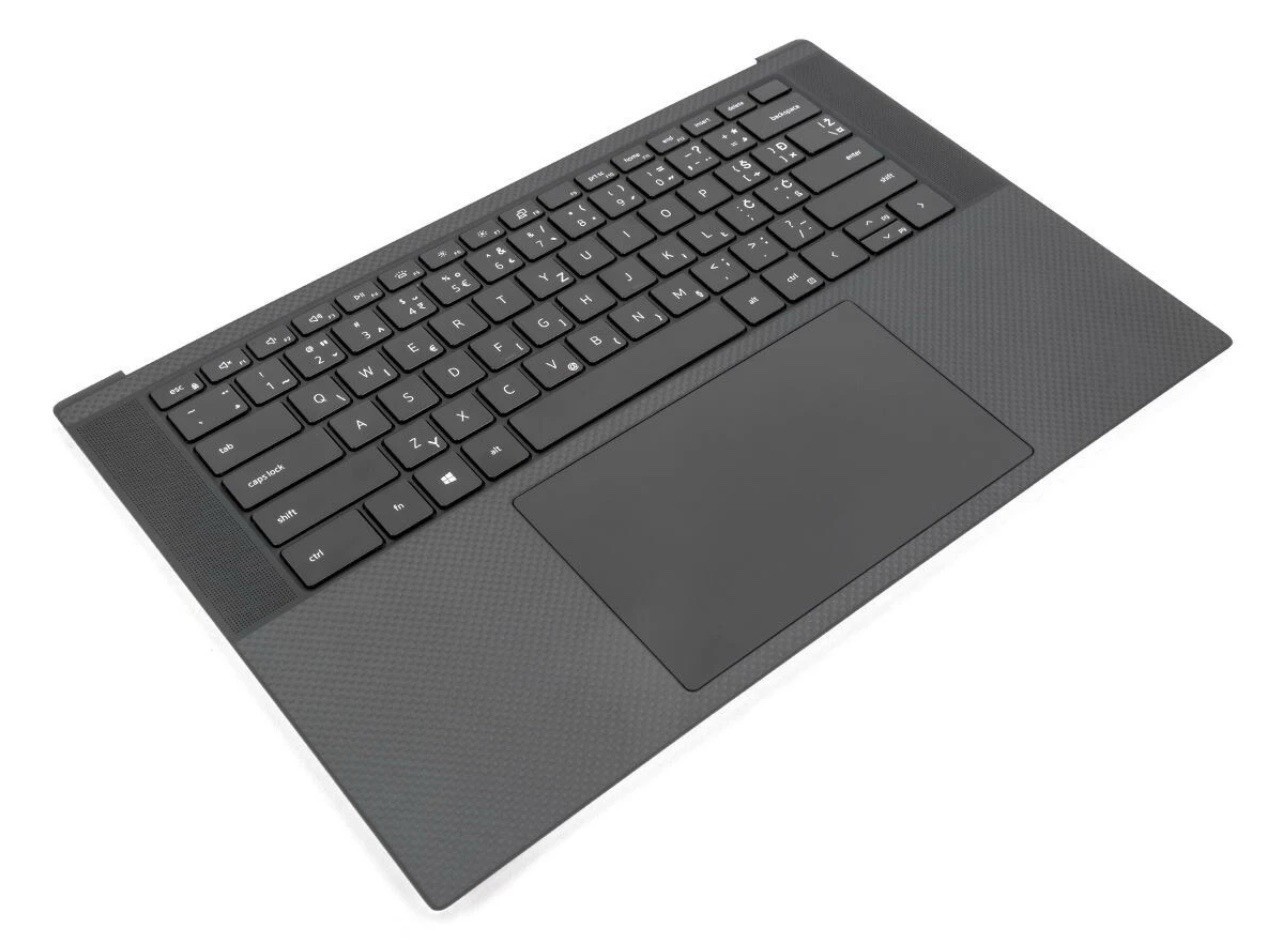 OEM Dell XPS 9500 Palmrest Touchpad FPR US/EN Backlit Keyboard DKFWH M48