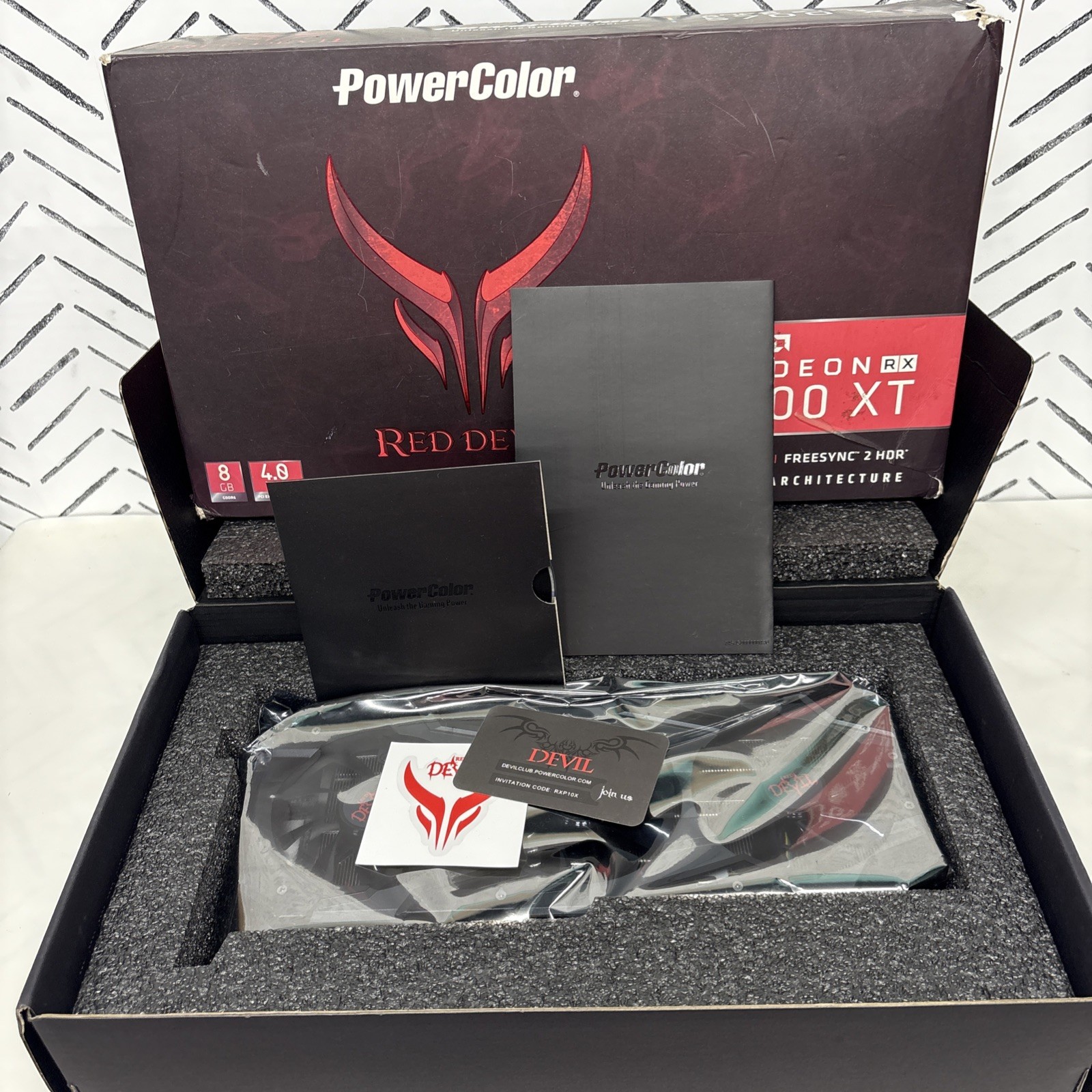 PowerColor Red Devil AMD Radeon RX 5700 XT 8GB 4.0 PCIe Graphics Card Open Box