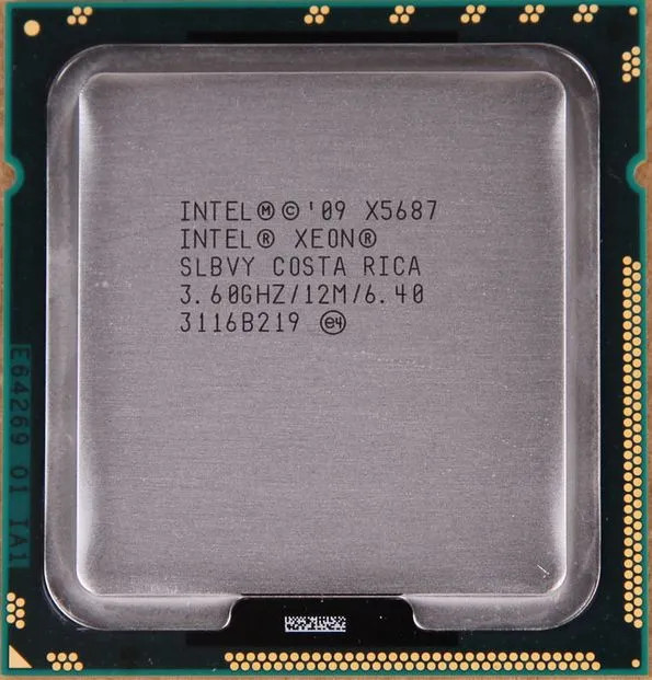 Intel Xeon X5687 3.6 GHz 12 MB Quad-Core Socket 1366 CPU Processor