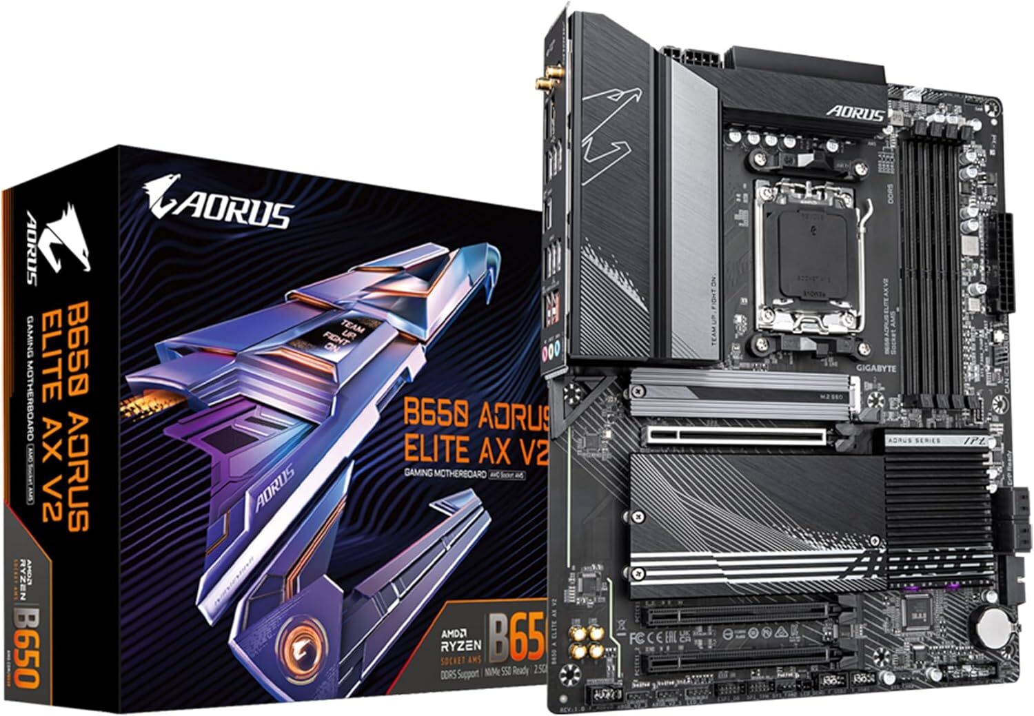 (Factory Refurbished) GIGABYTE B650 AORUS ELITE AX V2 AM5 AMD ATX MOTHERBOARD
