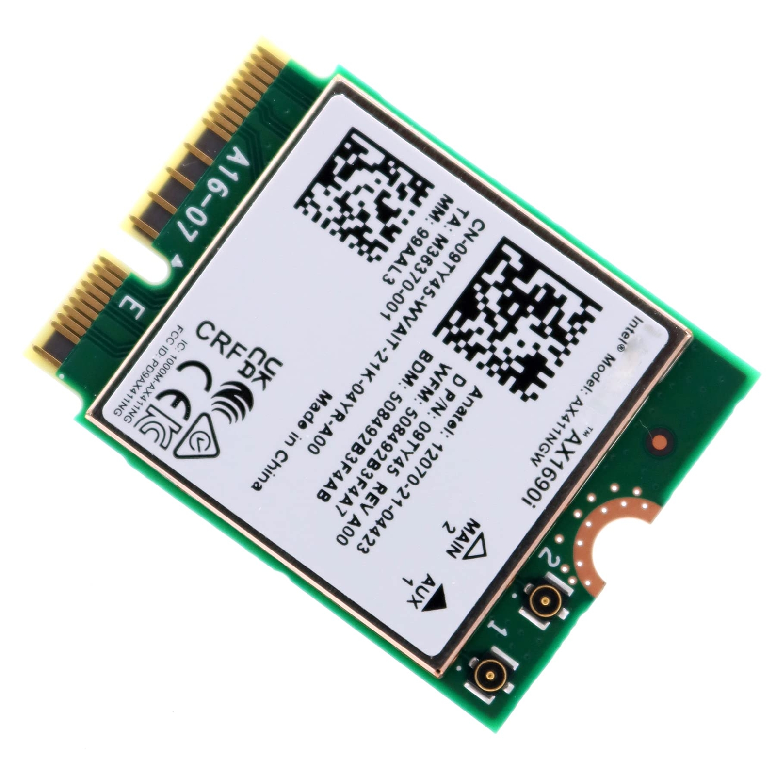 For intel WiFi 6E Killer AX1690i Double Connect CNVio2 Tri Band card AX411ngw