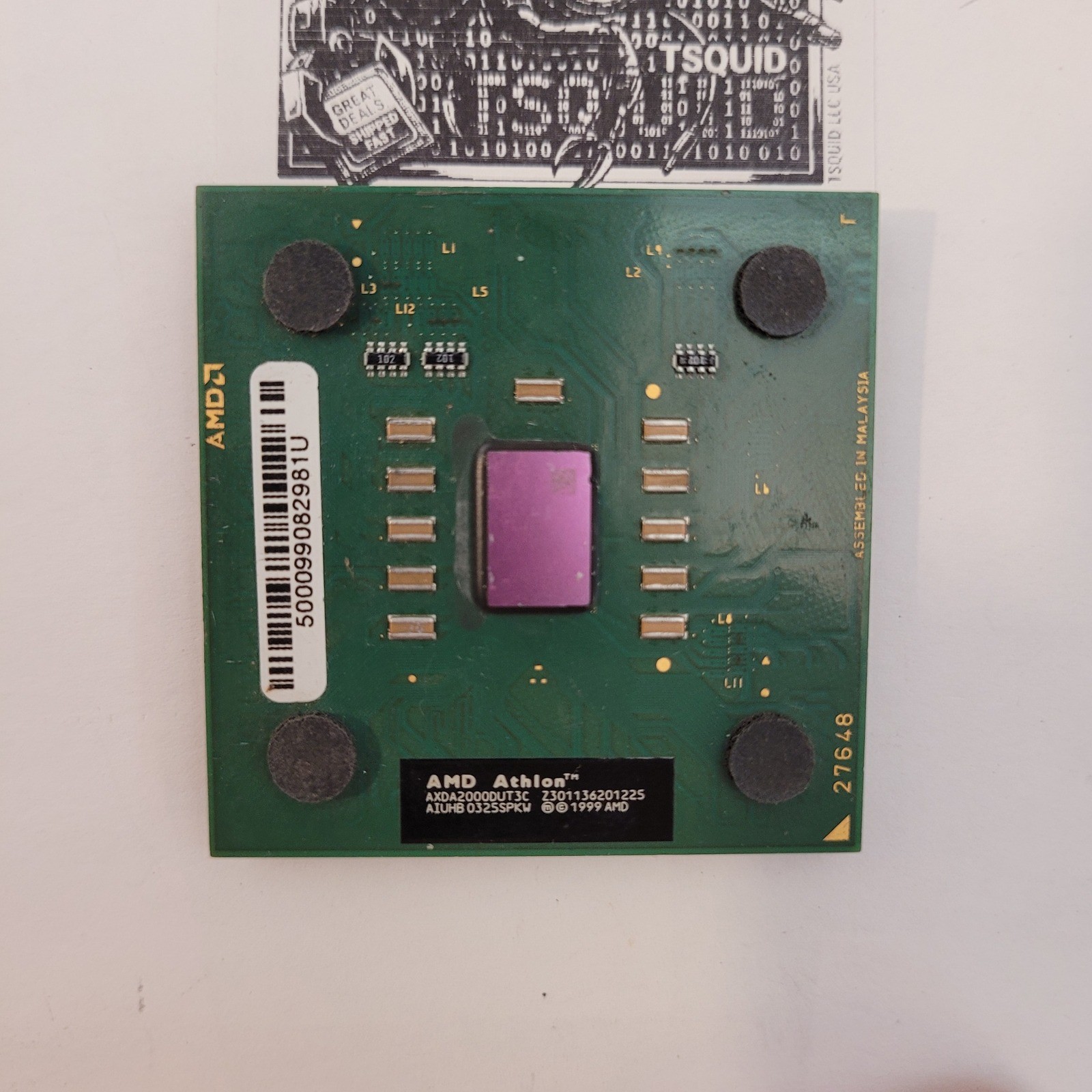AMD Athlon XP 2000+ CPU Processor Socket A 462 AXDA2000DUT3C 1.667GHz 266MHz