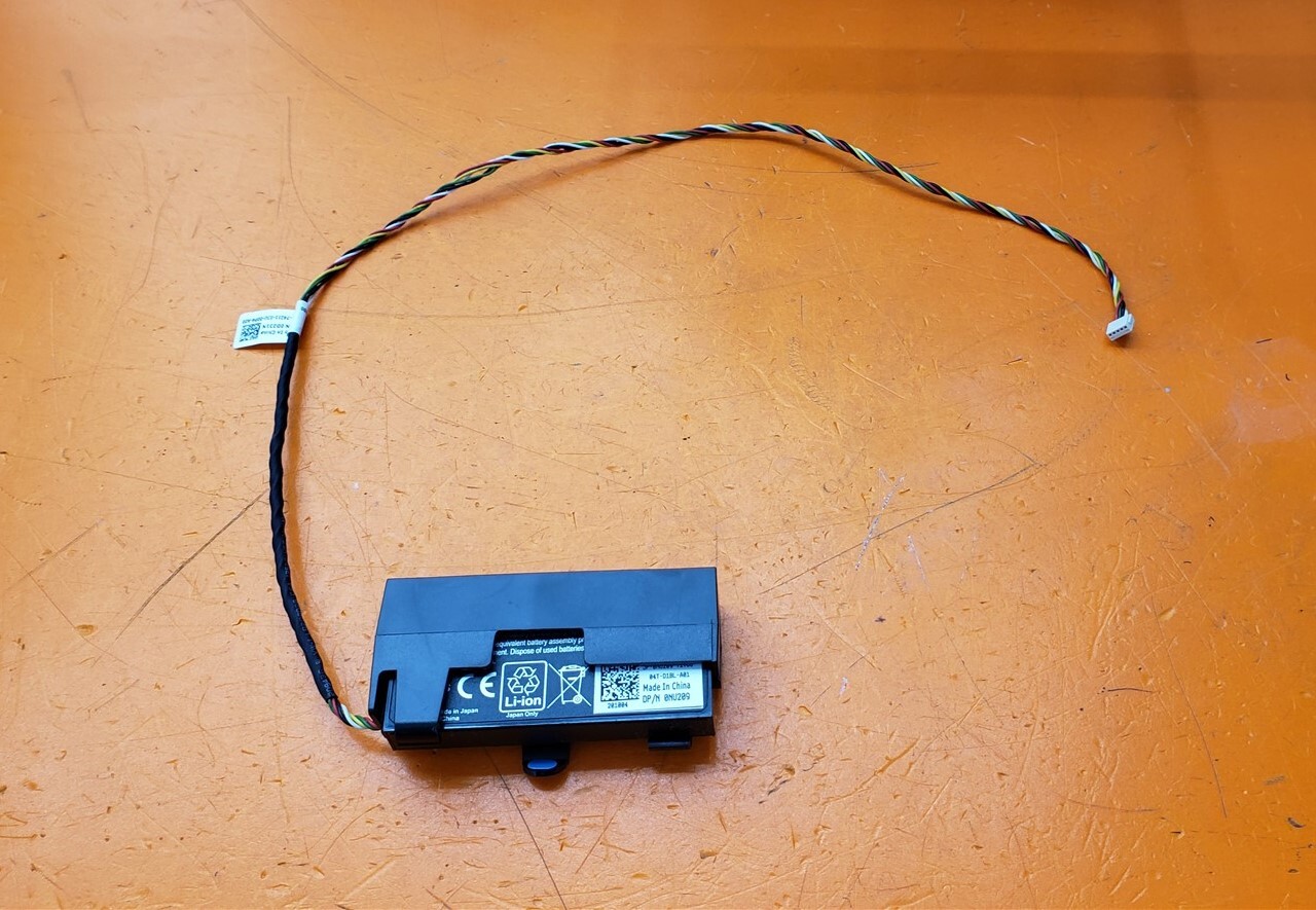 ⭐️⭐️⭐️⭐️⭐️ Desktop Part RAID Backup Battery 0NU209 Dell PowerEdge T310 w Cable