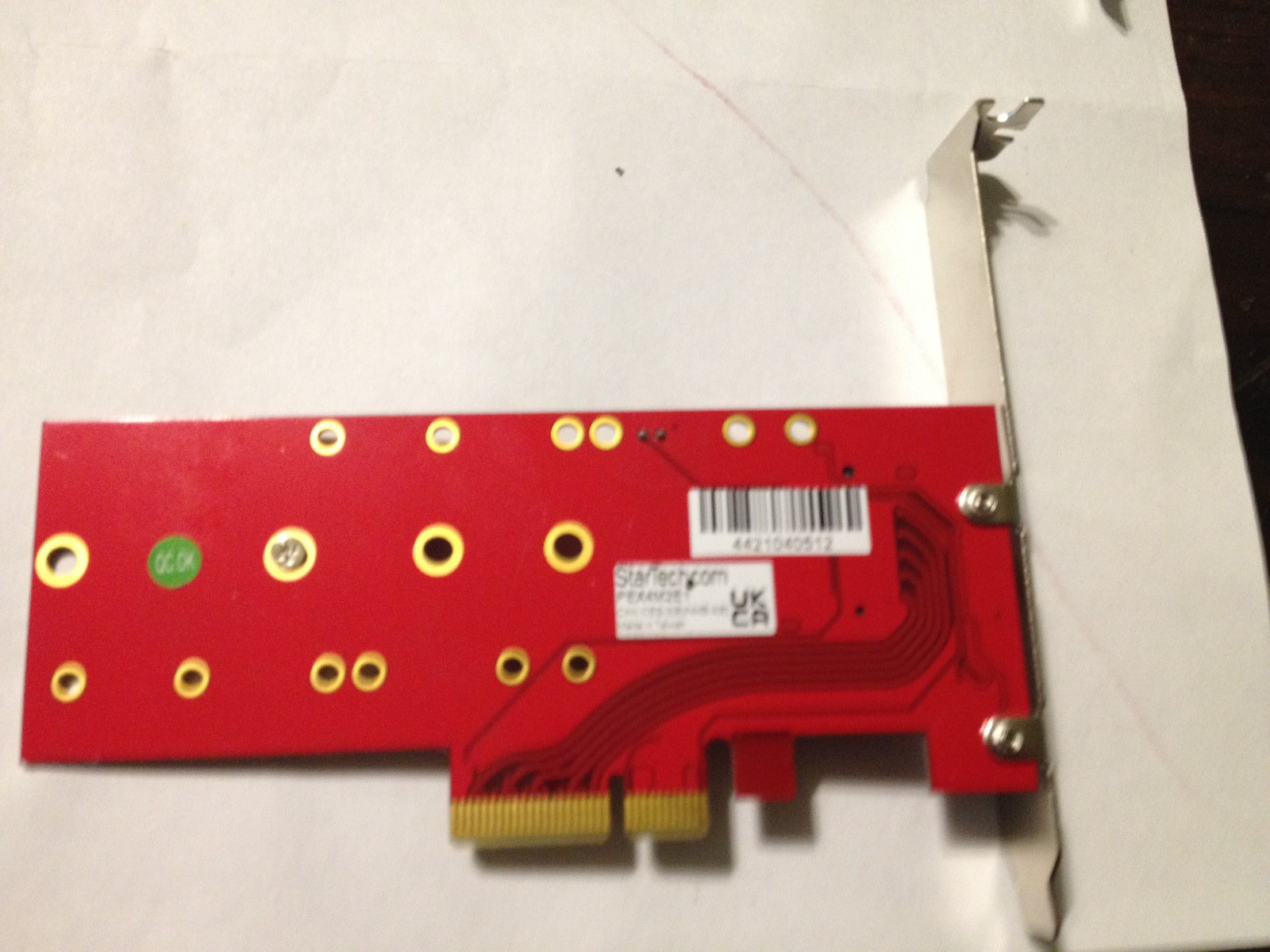 …StarTech.com PEX4M2E1 M.2 Adapter NVMe/ACHI…USED