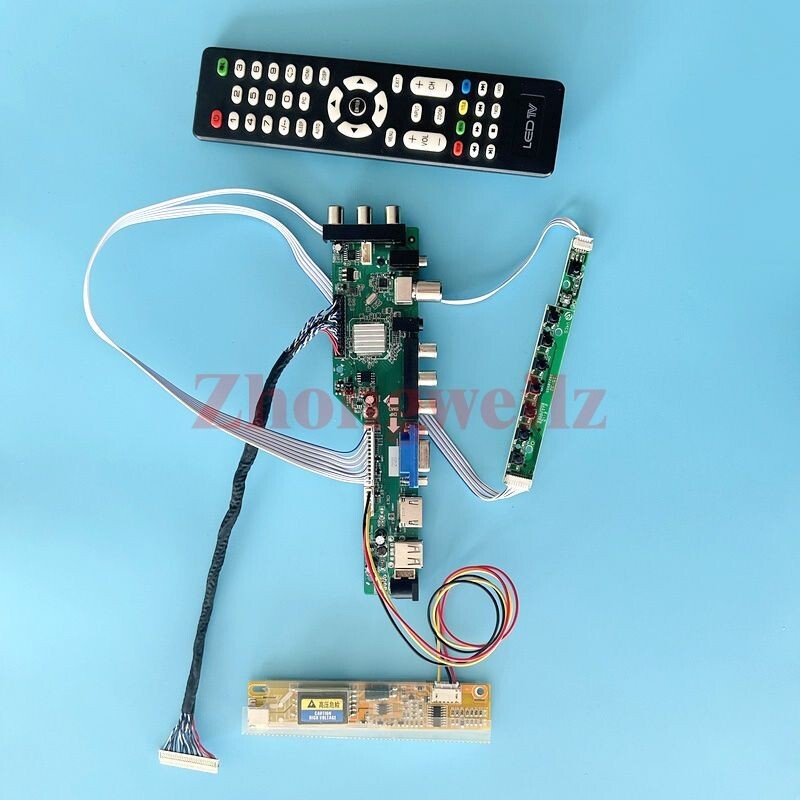 For LP171WP4-TLP2/TLR1 USB AV HDMI 1CCFL 30P LVDS 1440×900 DVB-T2/C Driver Board