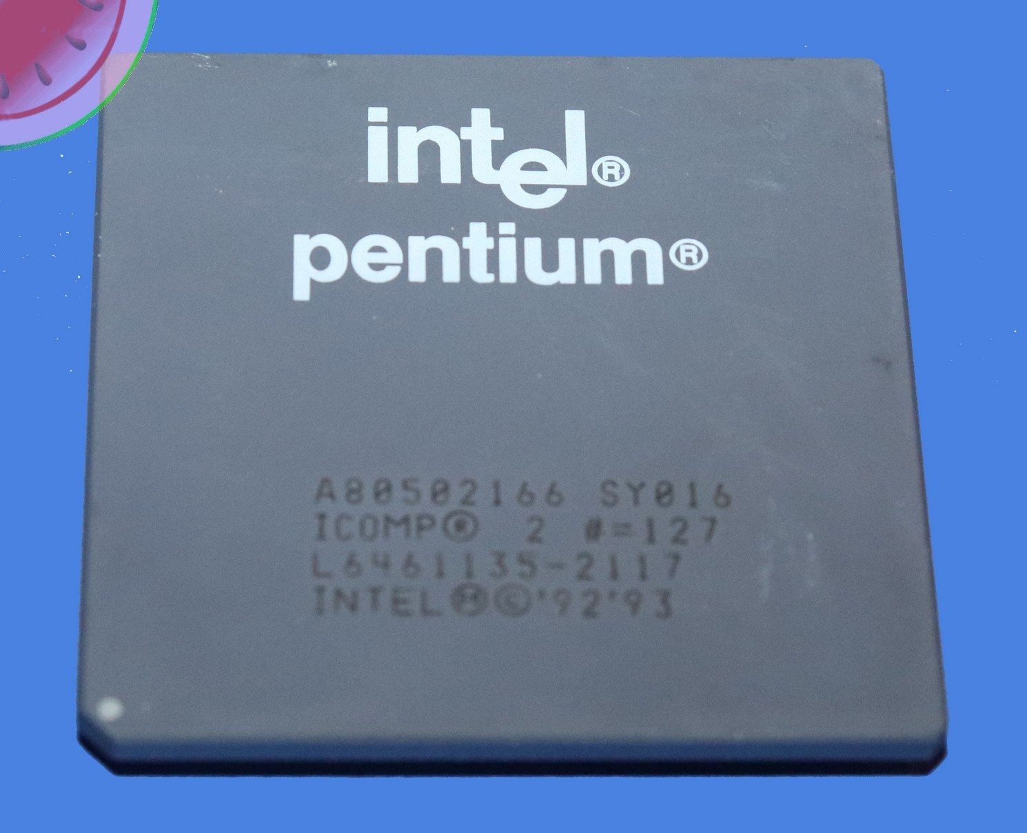 TESTED Processor Intel PENTIUM 166 MHz Ceramic CPU Working! SY016 SOCKET 5 / 7