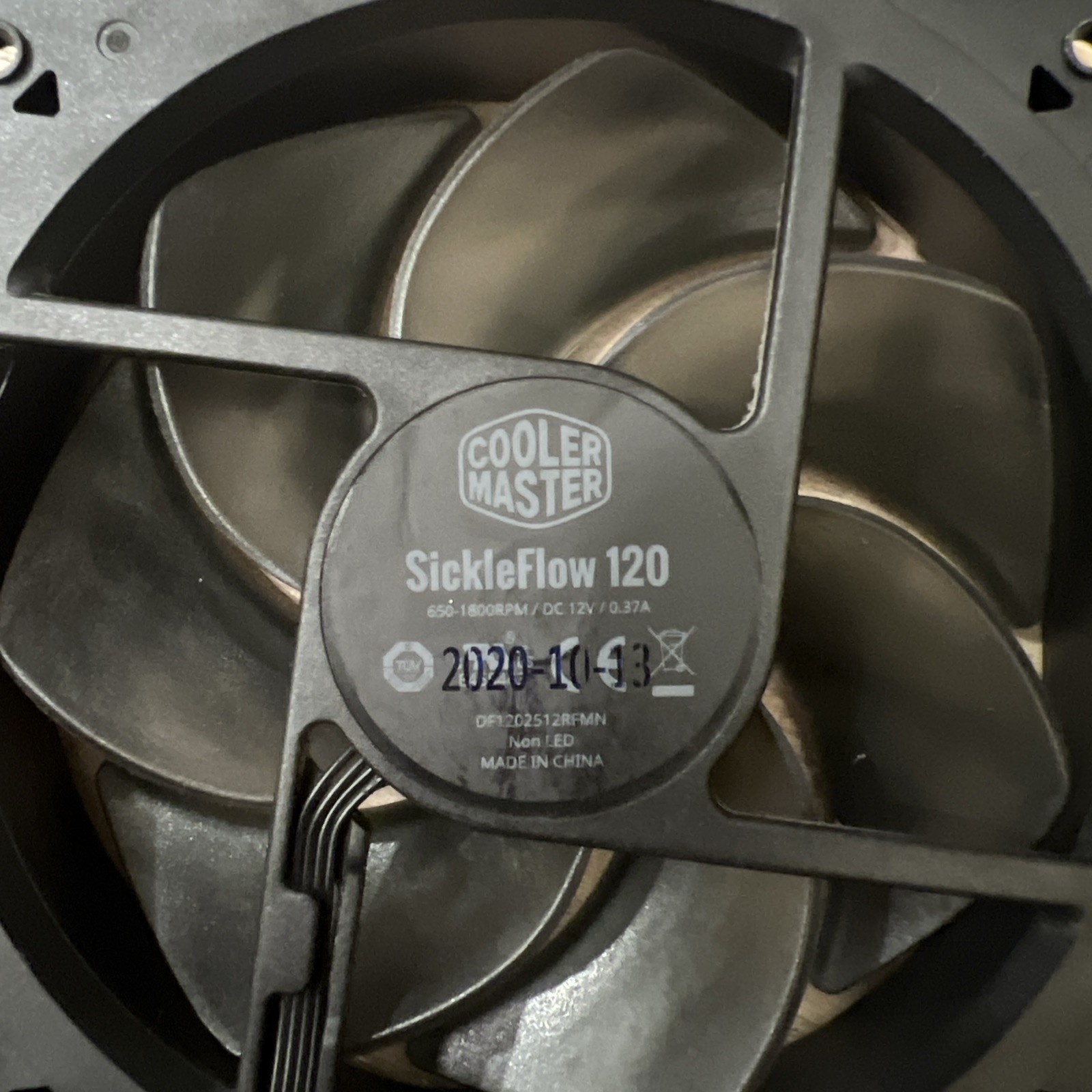 Cooler Master SickleFlow 120 Cooling Fan 120mm DF1202512RFMN