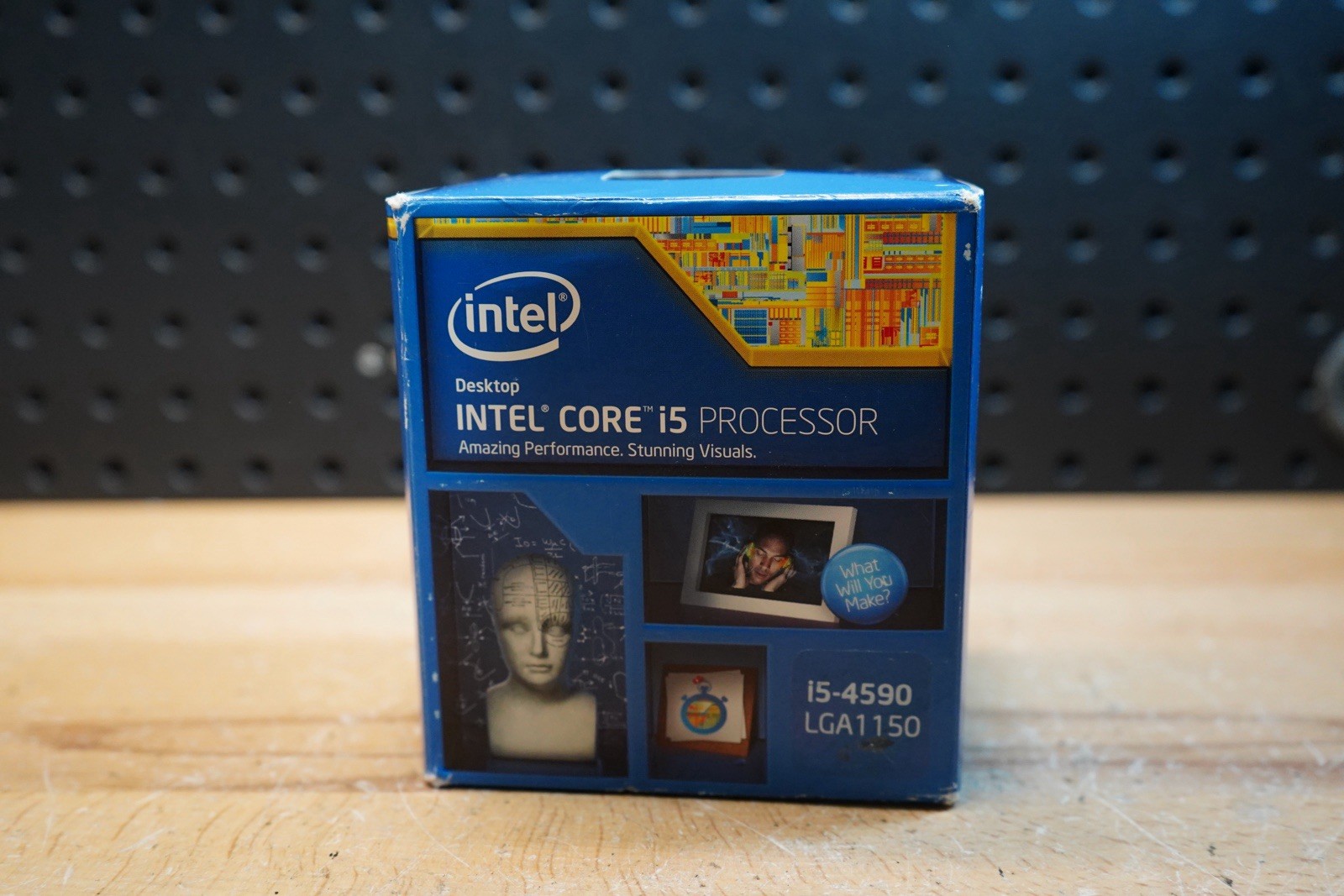 (A) Intel Core i5-4590 – 3.3 GHz Quad-Core (CM8064601560615) Processor
