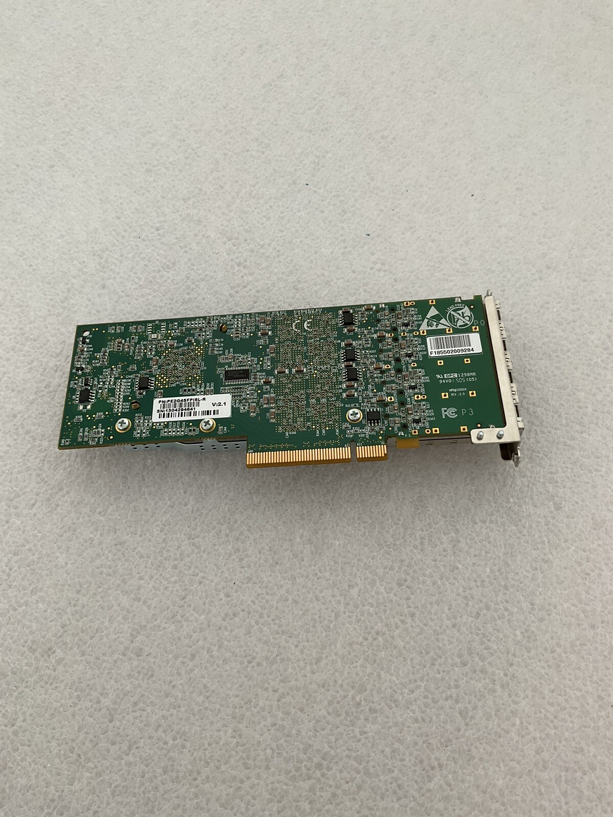 Silicom PE2G4SFPI6L-R Quad Port Gigabit 1Gbs SFP Ethernet Network Adapter HH