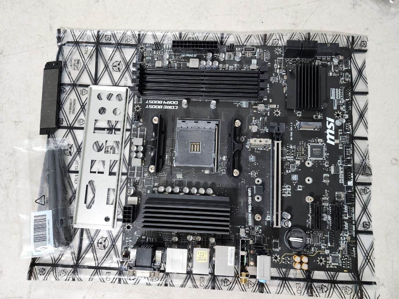 MSI B550M PRO-VDH WIFI AM4 AMD B550 Motherboard **FOR PARTS NOT WORKING** LPV024